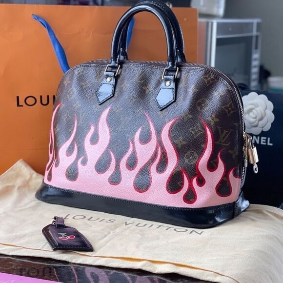 Louis Vuitton Alma Purse Customized Authentic - Picture 12 of 14